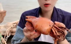 小姐姐吃好多海鲜视频,小姐姐畅享美味海鲜之旅